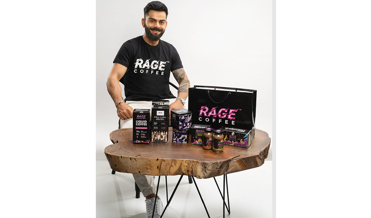 Virat Kohli invests in Rage Coffee; joins as the brand ambassador